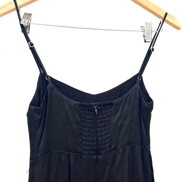 DISSH Gigi Satin Midi Black Cocktail Dress Slinky Slip Strappy Size 2 Long - Picture 11 of 12